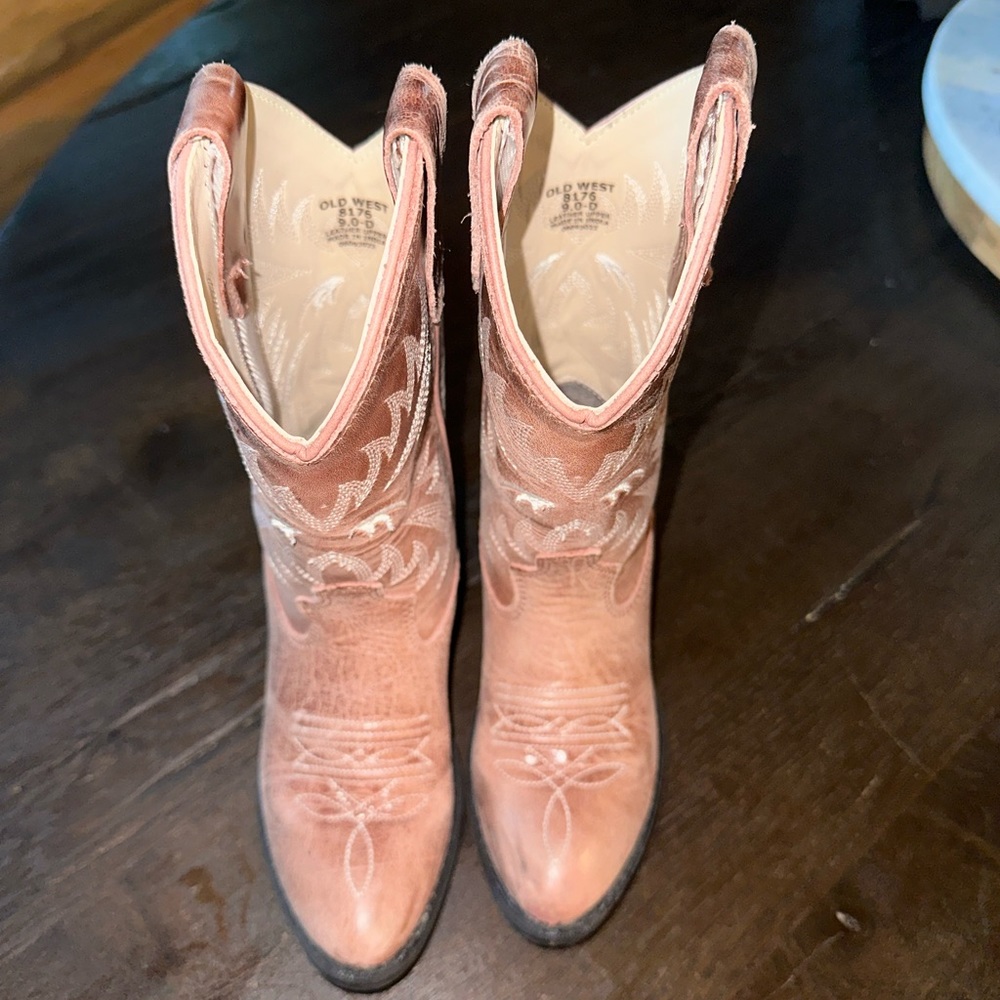 Little Girl Pink Cowboy boots